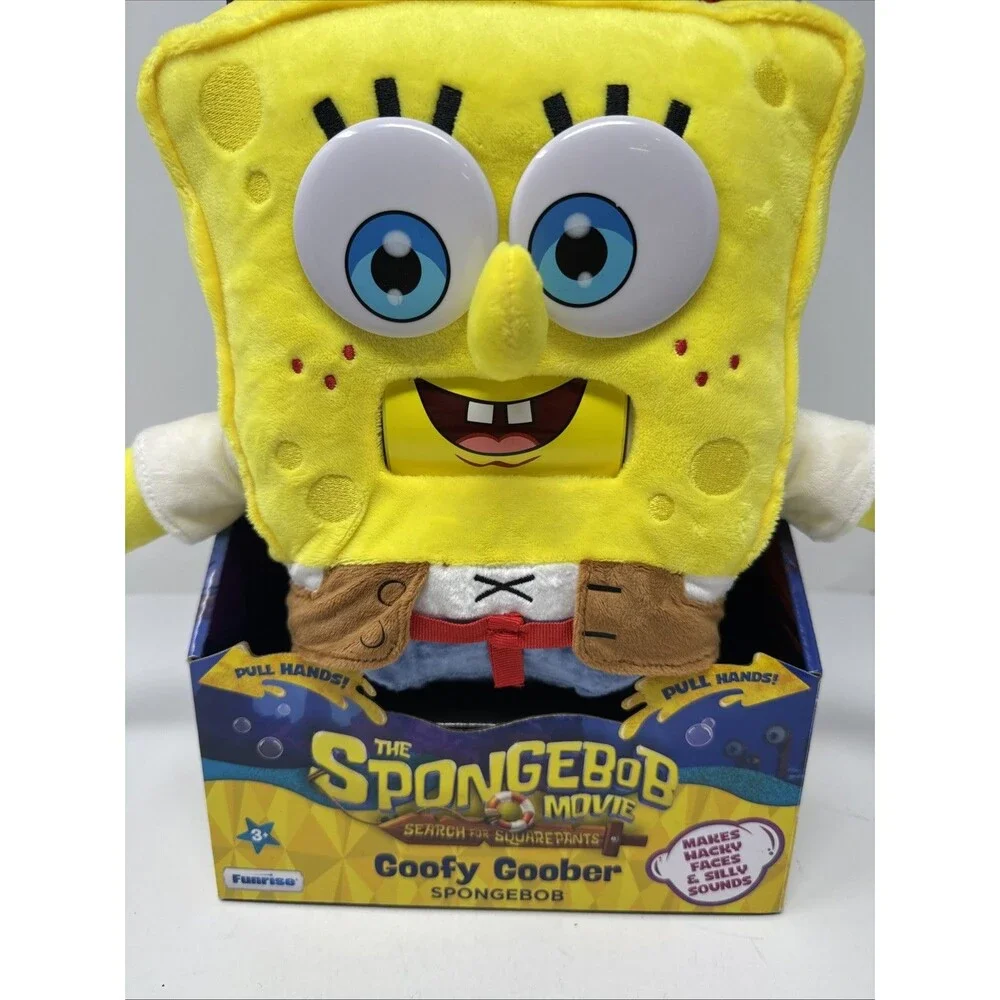 SpongeBob Search for Squarepants Goofy Goober 16” Feature Plush Movie NEW IN BOX